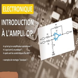 Introduction aux AOP (amplificateurs opérationnels)