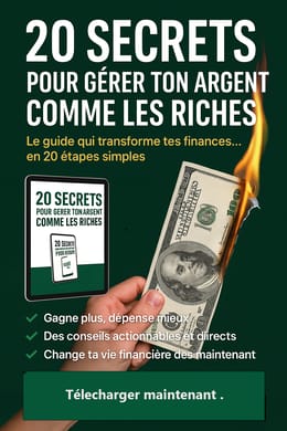 20 secrets pour gérer son  argent