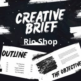 Template PowerPoint Creative Brief – 22 Slides Modernes et Dynamiques