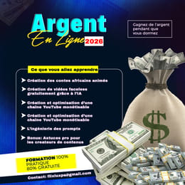 Formation complète pour gagnez vos premiers milliers de dollars en ligne