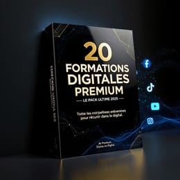 Le Pack Ultime 2025 – 20 Formations Digitales Premium