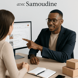 Reserve un accompagnement tête à tête pour maîtriser la commande sur Alibaba