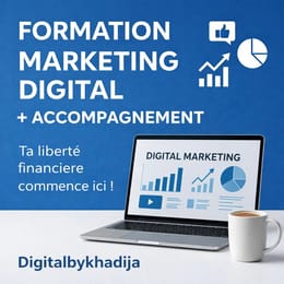 Formation Marketing digital Guide+accompagnement