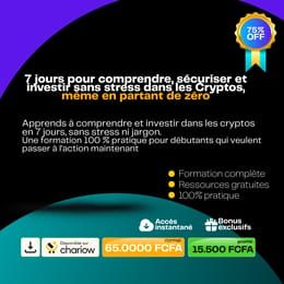 7 Jours pour Comprendre, Sécuriser et Investir dans la Crypto en partant de 0 sans te faire arnaquer