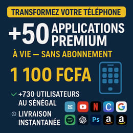 Mega promo : PACK DE 50 APPLICATIONS PRO A VIE