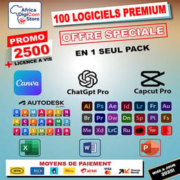 100 LOGICIELS PREMIUM À VIE