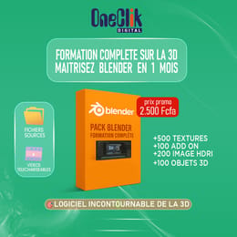 FORMATION COMPLÈTE DEVENEZ UN PRO DE LA 3D EN 1 MOIS AVEC BLENDER