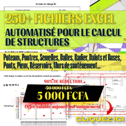 270+ Fichiers Excel Automatisé pour le Calcul de Structures