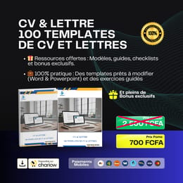 CV & LETTRE, 100 TEMPLATES DE CV ET LETTRES