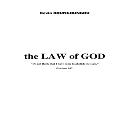 the LAW of GOD