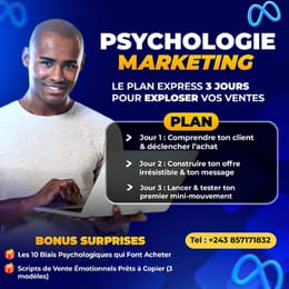 Comment j’ai atteint mon premier 1 million FCFA grâce à la psychologie marketing (méthode simple )