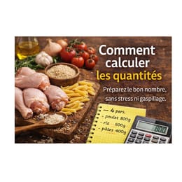 Mini guide : Comment calculer les quantités