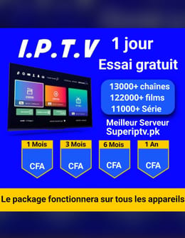 Abonnement Chaînes de visionnage IPTV