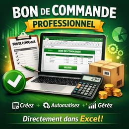 Logiciel Excel pour Gestion Efficace des Bons de Commande et Factures Clients