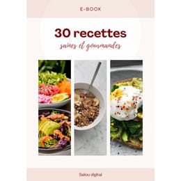 30 recettes saines et gourmandes”.