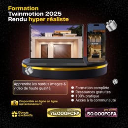 Rendu image & vidéo hyper réaliste avec Twinmotion 2025
