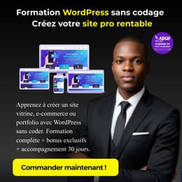 Formation gratuite : Créez votre site pro avec WordPress sans codage