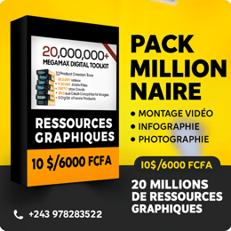 20 MILLIONS DE RESSOURCES GRAPHIQUES PROFESSIONNELLES