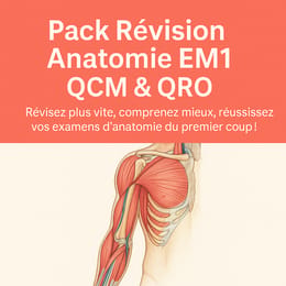 Pack Révision Anatomie générale et membre supérieur EM1 – QCM & QRO