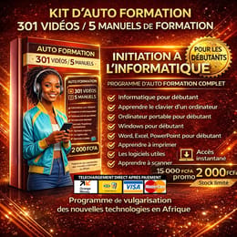 KIT D'AUTO FORMATION / INITIATION A L'INFORMATIQUE