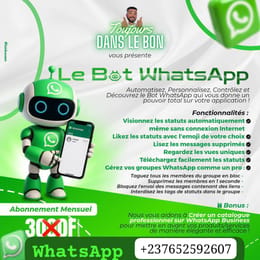 Formation et/en déploiement de bots WhatsApp