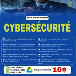 PACKS DE FORMATION CYBERSÉCURITÉ