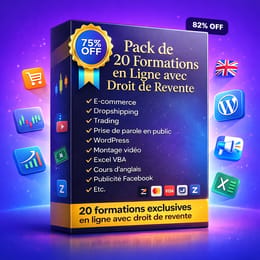 💡De ZÉRO à 500 000 F/MOIS  grâce à ces 20 formations exclusives !