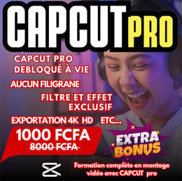 Capcut Pro +formation complète