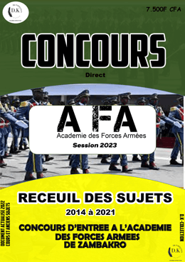 ANNALES CORRIGEES (PDF) CONCOURS  AFA / EFA