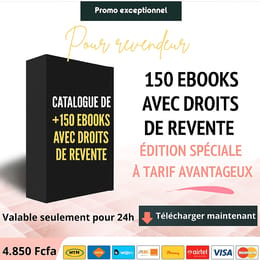 150 Ebooks avec droits de revente – Édition spéciale à tarif avantageux