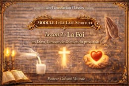 Leçon 2: La Foi en Dieu - L'Amour de Dieu et L'Amour du Prochain