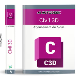 Activation Officielle Civil 3D  2024 - 2027 | 3 ans