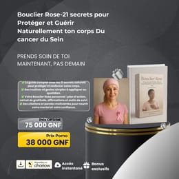 Bouclier Rose-21 secrets pour protéger et guérir naturellement ton corps du cancer du sein