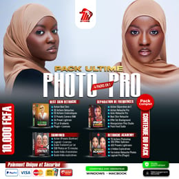 Pack Ultime Retouche Photo Pro – 🔥 4 Packs en 1 Résultat Incroyable en 1 Clic 📸
