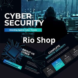 Template PowerPoint Cyber Security – 20 Slides Pro pour Présentations Techniques et Sécurisées