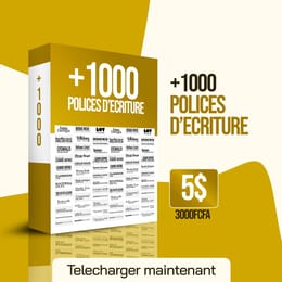 Pack de +1000 Polices d’Écriture Professionnelles
