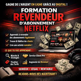 FORMATION REVENDEUR D’ABONNEMENT NETFLIX