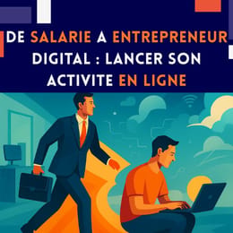 De Salarié à Entrepreneur Digital :Lancer ton Activité en Ligne