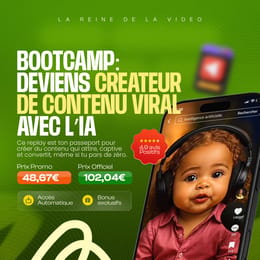 Apprends à générer du texte viral, des visuels impactants et des vidéos pros grâce à l’IA