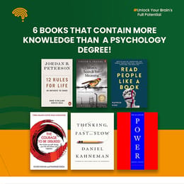 6 BOOKS THAT CONTAIN MORE KNOWLEDGE THAN A PSYCHOLOGY DEGREE!