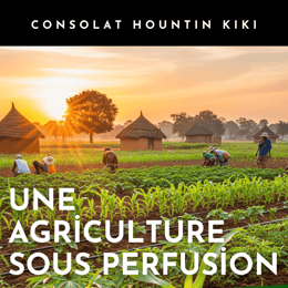 UNE AGRICULTURE SOUS PERFUSION