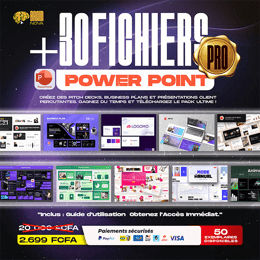 30+ TEMPLATES POWERPOINT PRO : Le PACK ULTIME pour PITCH DECK, BUSINESS PLAN & PRÉSENTATION CLIENT