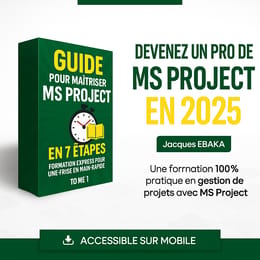 Guide Pour Maitriser Ms Project en 7 étapes. Formation Express pour une prise en main rapide