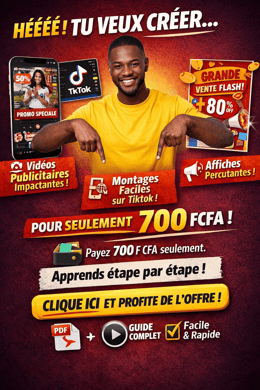 Crée Tes Vidéos pour Ton Commerce et Ton Business, Sans Notions en Montage ni en Infographie