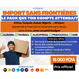 IMPORT SANS FRONTIÈRES ( Importe à petit budget sans te faire arnaquer même si tu pars de Zéro )