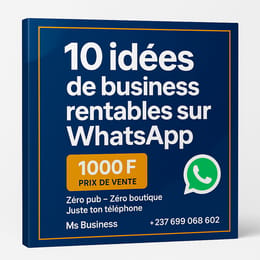 10 idées de business rentables sur WhatsApp”