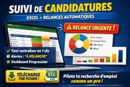 Fichier de suivi de candidatures automatique