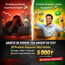 20 Produits Gagnants Testés et validé pour l’E-commerce Africain