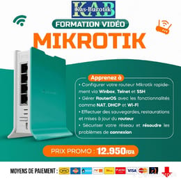 Devenez un expert en administration MikroTik et Maîtrisez les Routeurs MikroTik avec RouterOS