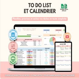 SUIVI TACHES & CALENDRIER